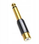 UGREEN adapter 6, 35 mm jack (férfi) Rca (női) arany (AV169)