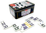  Set de domino in cutie metalica, 12 puncte, 91 piese (Domino12)
