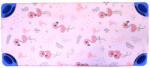  Kétrétegű Gumifüles lepedő óvodai fektetőre - rózsaszín Flamingó mintás - 58x130 cm