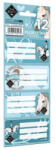 LIZZYSULI Füzetcímke, 12 db, LIZZYSULI, "Wild Beauty, Sport Club (TICLFCEGWB) - officepantry