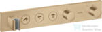 Hansgrohe AXOR SHOWERSOLUTIONS falsík alatti termosztátos zuhany csaptelep, szálcsiszolt bronz 18356140 (18356140)