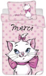 Disney Marie Aristocat gyerek, ovis ágyneműhuzat 100×135 cm, 40×60 cm Nr 03