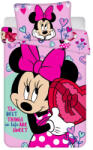 Disney Minnie gyerek, ovis ágyneműhuzat 100×135 cm, 40×60 cm Nr 07