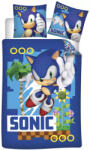 Sega Sonic a sündisznó gyerek, ovis ágyneműhuzat 100×135cm, 40×60 cm Nr 03