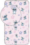 Disney Lilo és Stitch, A csillagkutya gumis lepedő 90x200 cm Nr 02