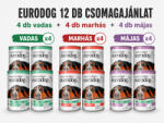 Euro Dog kutyakonzerv 415gx12 db (marha, vadas, májas)