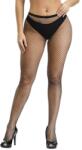 Passion Labs Black Mesh Stockings With Large Mesh Bone Marime S-L