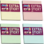 STICK'N Notes autoadeziv 76x76 mm, 90 file, STICK'N extra-sticky verde