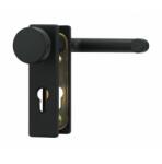 Abus Maner usa exterior ABUS KFG, antifoc, buton, sild cilindru, negru, 72 (2260180)