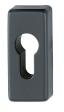 Abus Rozeta ingusta Hoppe Austin, negru mat, 2buc (2260349)