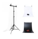PULUZ Suport fundal studio foto Puluz 70x200cm + Fundaluri 2 buc DCA0976 (2120072)