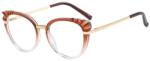 Techsuit Ochelari de Calculator - Techsuit Reflex Metal (F5020-BRW) - Brown Clear - 1 BUC (KF2310322) Ochelari de citit