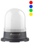 MUCCO Baliză de semnalizare RGB, 12-24 V/DC, ø70mm, pentru montare pe suprafață (SNT-74-RGB)