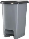 PLANET Pedálos szemetes kuka SLIM, műanyag, ECO antracit, 25L - atadcleankft