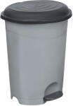 PLANET Pedálos szemetes kuka, műanyag, ECO antracit, kivehető kosárral, 12L - atadcleankft