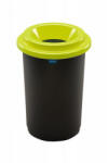 Plafor ECO kerek, henger szemetes 50L fekete/zöld - atadcleankft