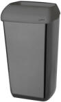 Celtex falra szerelhető, nyitott fedeles kuka, 23 L fekete - atadcleankft