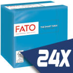 FATO Szalvéta 24x24cm türkiz 2 rétegű 100 lap/csomag (24 csomag)