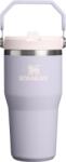 STANLEY Pahar termic cu mâner și pai IceFlow Purple Dust 590 ml (10-13425-0133)