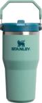 STANLEY Pahar termic cu mâner și pai Iceflow 2.0 Spring Green 590 ml (10-13425-0139)