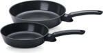 Fissler Tigaie Ceratal Evo Comfort 24 cm + 28 cm, negru, 2 buc (113-001-02-100/0)