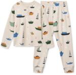 LIEWOOD Детско ежедневно термо бельо LIEWOOD Kid's Wilhelm Printed Pyjamas Set Pyjamas - Sailing / Sandy - размер 86/92 (EU) (714-1780-0411)