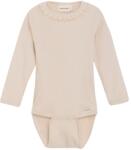 Minymo Детско ежедневно термо бельо Minymo Kid's Body L/S Rib Everyday base layer - Sandshell - размер 56 (EU) (714-1645-0311)