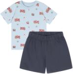 Minymo Детско ежедневно термо бельо Minymo Kid's T-Shirt+Short Set AOP 134356 Overall - Niagara Mist - размер 122 (EU) (714-1867-0116)