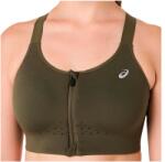 Asics Дамски спортен сутиен Asics Women's Road Combination Zip Bra Sports bra - Dark Olive - размер 75 (114-3776-0115)