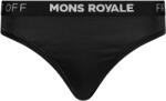 Mons Royale Дамско мериносово термобельо Mons Royale Women's Stratos Merino Thong Merino base layer - Black (115-2465-0214)