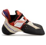 La Sportiva Дамски обувки с велкро La Sportiva Women's Solution Climbing shoes - White / Lily Orange - размер 34, 5 (EU) (301-0455-0114)
