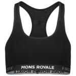 Mons Royale Дамски спортен сутиен Mons Royale Women's Sierra Sports Bra - Black - размер XL (115-1402-0115)