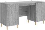 vidaXL Birou Sonoma gri Lemn prelucrat 142, 5 x 50 x 75 cm GartenMobel Dekor (3414618)