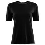 Aclima Дамско мериносово термобельо Aclima Women's Lightwool Undershirt Tee Merino base layer - Jet Black - размер XS (115-1552-0111)