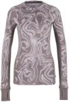 Stoic Дамско мериносово термобельо Stoic Women's Merino225 StensundSt. L/S Merino shirt - Dark Purple / Multi (916-5285-0113)