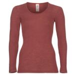 Engel Дамско копринено термобельо Engel Women's Undershirt L/S Merino base layer - Copper - размер 42/44 (EU) (114-0634-1114)
