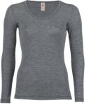Engel Дамско мериносово термобельо Engel Women's Shirt L/S Everyday base layer - Schiefer - размер 46/48 (EU) (115-1153-0411)