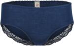 Engel Дамско копринено термобельо Engel Women's Panties with Lace Silk base layer - Marine - размер 46/48 (EU) (114-1893-0114)