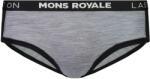 Mons Royale Дамско мериносово термобельо Mons Royale Women's Sylvia Boyleg Merino base layer - Grey Heather / Black - размер XS (115-2142-0211)