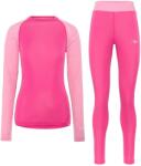 Kari Traa Дамско мериносово термобельо Kari Traa Women's Kaia Set Merino base layer - Bright Pink (115-2569-0213)
