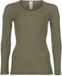Engel Дамско копринено термобельо Engel Women's Undershirt L/S Merino base layer - Olive - размер 34/36 (EU) (114-0634-1212)