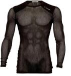 Aclima Мъжко мериносово термобельо Aclima WoolNet Light Crewneck Merino base layer - Jet Black (015-2198-0113)