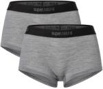 super. natural Дамско бельо super. natural Women's Tundra 175 Hipster 2 Pack Briefs - Cashmere Grey Melange / Cashmere Grey Melange - размер XXL (114-2944-0316)