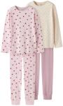Name it Детско ежедневно термо бельо Name it Kid's Nightset 2-Pack Everyday base layer - Ballerina Heart and Flower AOP - размер 86/92 (EU) (714-2112-0111)