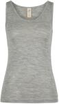 Engel Дамско копринено термобельо Engel Women's Tank Top Merino base layer - Light Grey Melange - размер 42/44 (EU) (114-0520-0513)