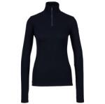 We Norwegians Дамско мериносово термобельо We norwegians Women's Tryvann Colblock Zipup Merino base layer - Navy Blue (115-1673-0512)