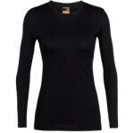 Icebreaker Дамско мериносово термобельо Icebreaker Women's 200 Oasis L/S Crewe Merino base layer - Black (115-0922-0113)