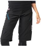 dirtlej Дамски шорти за колоездене dirtlej Women's Trailscout Summer Cycling bottoms - Black / Turq - размер XS (155-1186-0211)