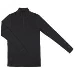 Joha Мъжко мериносово термобельо Joha Blouse with Zip Merino base layer - Black (015-1242-0113)