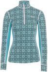 Kari Traa Дамско мериносово термобельо Kari traa Women's Rose Half-Zip Merino base layer - Blue Lagoon - размер XL (115-1317-2515)
